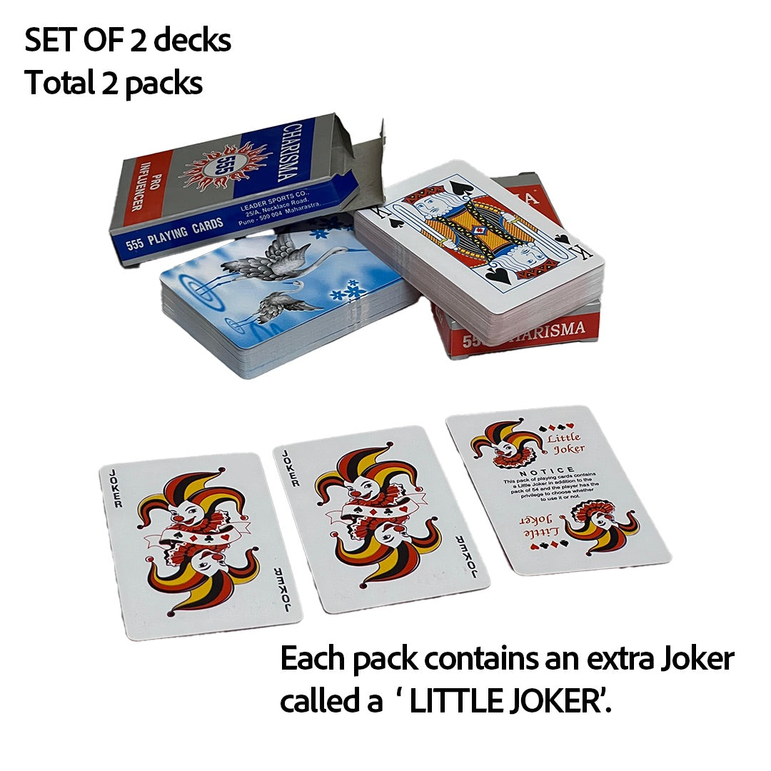 Playing Cards- UV Coated, slippery, bright cards
