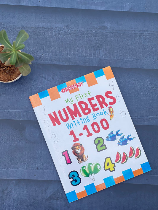 NUMBERS 1-100 Writing practice WORKBOOK.
